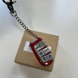 Dodge demon red key X Warren lotas keychain fob SRT car collab exclusive rare